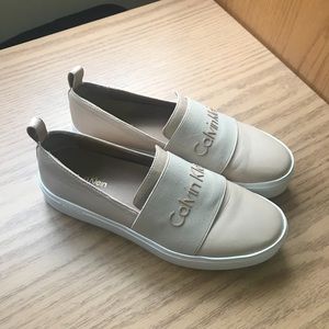 Calvin Klein Platform Slip-ons